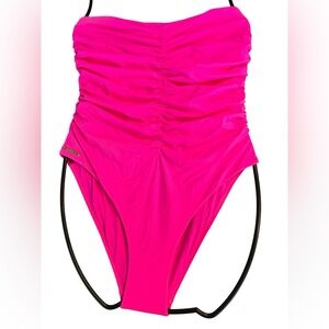2R Milly Strapless Pink Swimsuit